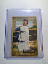 1951 Bowman Ted Williams #165 Boston Red Sox HOF Vintage Baseball Card