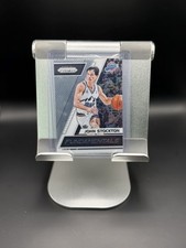 John Stockton 2017-18 Prizm Fundamentals Silver Prizm Parallel Card #4 Utah Jazz
