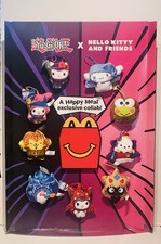 2024 McDonalds Happy Meal Toy Plush YU-GI-OH x HELLO KITTY  FRIENDS Display