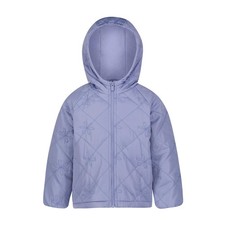 Girls Lightweight Fleece Lined Hooded Raincoat Rain Jacket Kids Outerwear