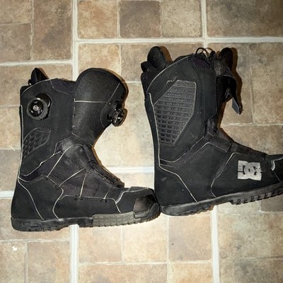 DC Men s Black Snowboard Boots BOA Dial Lacing, Medium Flex, Ventilation