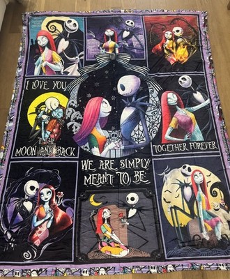 Nightmare Before Christmas 100% Polyester Microfleece Throw 48'' X 52'' Approx.