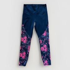 Zyia Active Electric Crimson Rose Luxe Pocket Hi Rise Leggings Size Medium