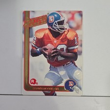 Action Packed 1991 Rookie Update Shawn Moore #35 Denver Broncos NFL Card. rookie card picture
