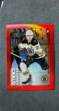 2022-23 Topps Chrome NHL Sticker Red Refractor#49 Brandon Carlo Bruins /5