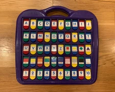 Alphabet Toy for Learning – 50 Pop-Up Flaps w/ Letters, Words, Numbers, Colors!