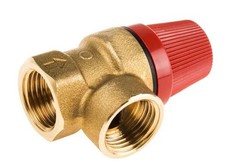 pressure relief valve 1/2 inch bsp 6bar brass for unvented water heater prv