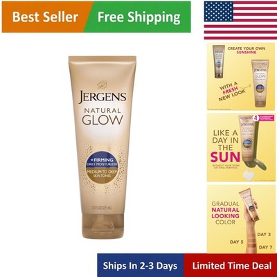Self Tanner with Firming Benefits - Natural Glow for Medium to Tan Skin 7.5oz