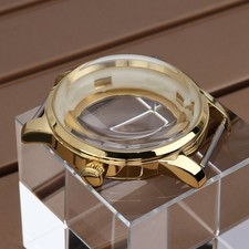 40.6mm/33mm Luxury Gold Watch Case For Seiko NH34 NH35 NH36 NH38 Movement 10ATM