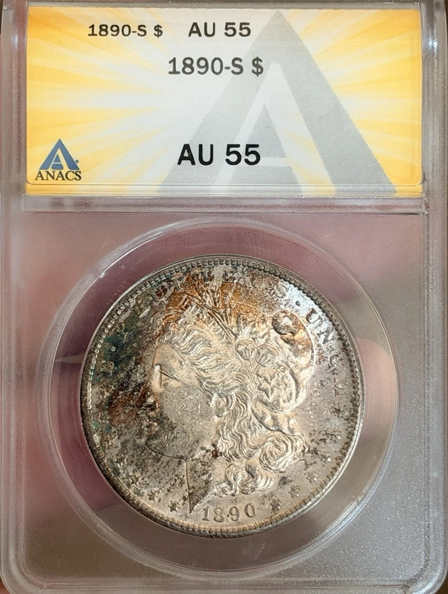 1966年ニューヘブリディーズ諸島大型100フラン銀貨 PCGS AU55 25+ AU 55 Graded Morgan US Dollars (1878-1921) for sale | Updated