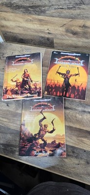 3 Adv Dungeons & Dragons 2nd Ed Dark Sun Wanderers Jrnl Rules Bk Slave Tribes
