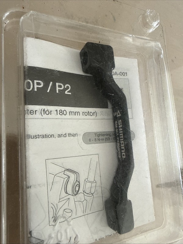 Shimano SM-MA-F180P/P2 Post Mount Disc Brake Adapter Front