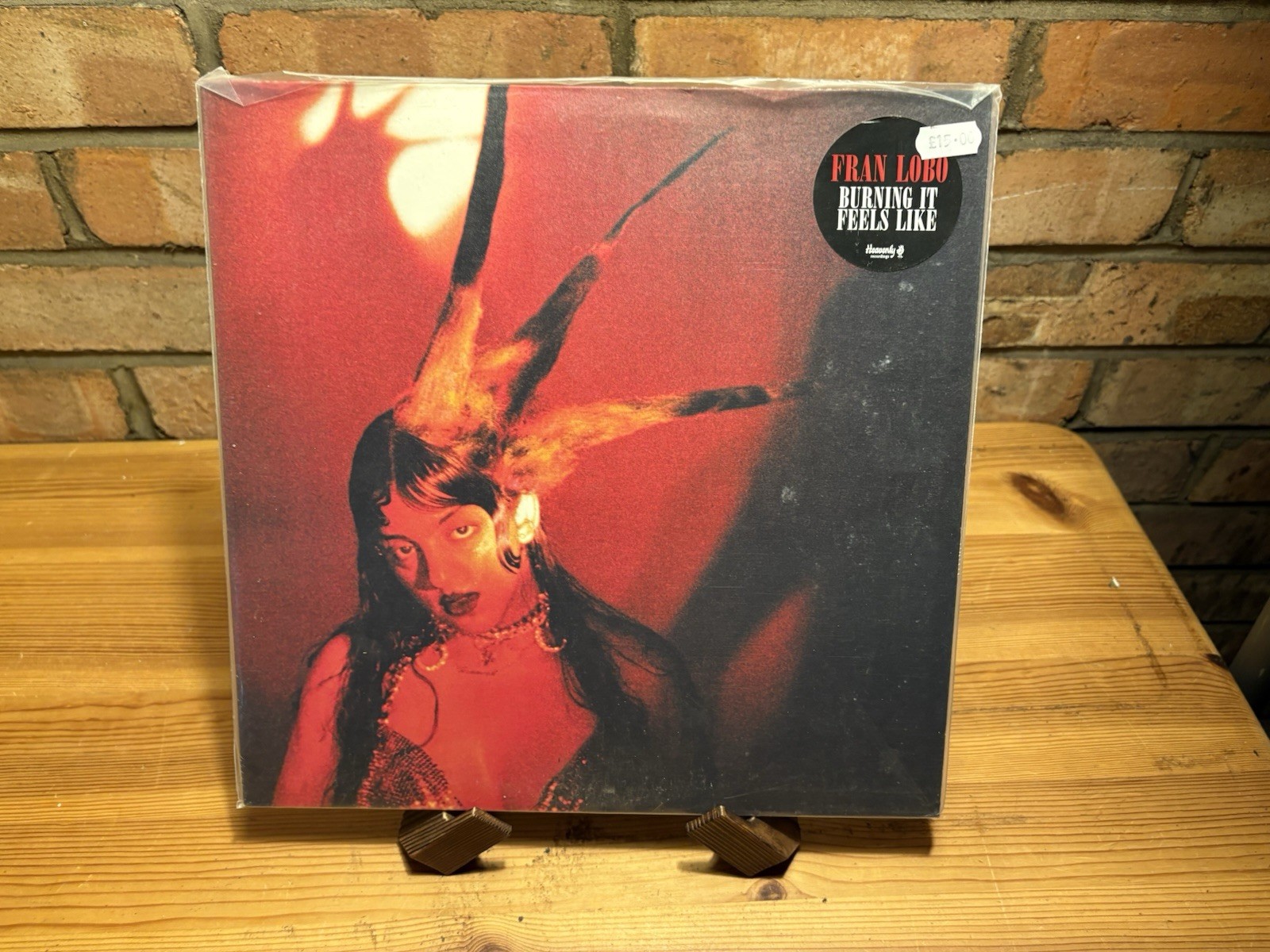 Fran Lobo : Burning It Feels Like Vinyl 12"" LP Album Red Vinyl Limited New 2023