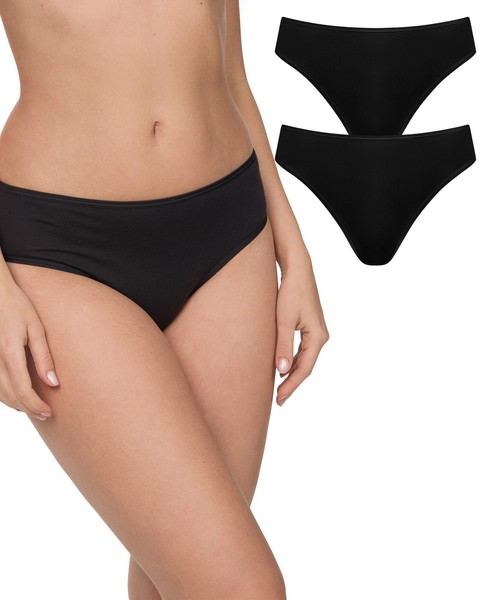 Nur Die 2Er Pack Mini Slip Mehrfarbig Baumwolle Stretch UnterwäSche Damen S-image