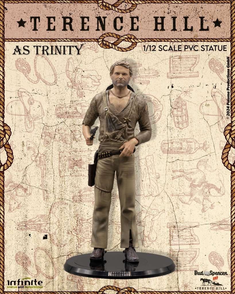 Terence Hill As Trinity 1/12 Pvc Statue Lo Chiamavano Trinità Infinite Statue