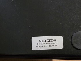 Neo Geo AES Gold System; 2 Controllers, and Cables