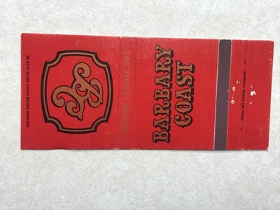 BC267 Matchbook Cover Barbary Coast Hotel Casino Las Vegas Nevada NV