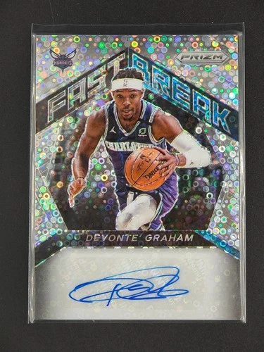 Devonte' Graham 2020-21 Panini Prizm Basketball Auto Fast Break ① [3hk