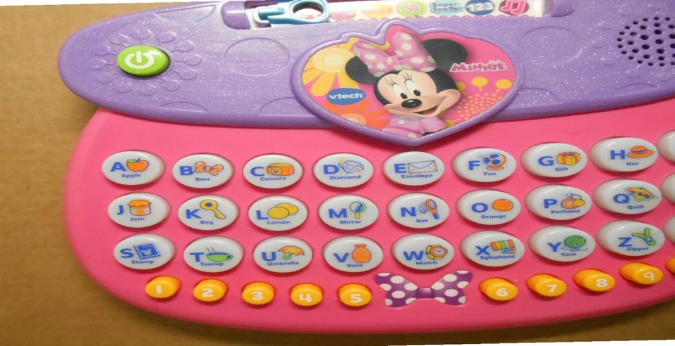 Vtech Disney Minnie Mouse ABC Fashion Purse Tested & Works O30 - Image 2 of 4