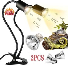 2 PCS Reptile Lamp Pet Heat Lamp Bulb Turtle Basking Light Bulbs