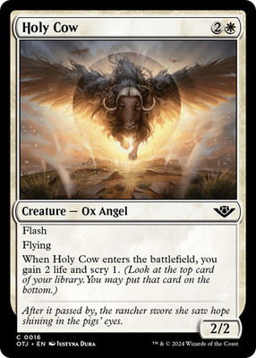 Holy Cow #16 (LP) Thunder Junction OTJ Magic MTG