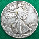 1941-D Walking Liberty Half ~ XF~ 90% Silver(204a)