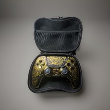 Rare Customised PS5 Dualsense Controller Gold...