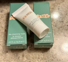 2 La Mer The Cleansing Foam Travel Size 0.17oz 5ml each new in box