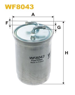 1 FILTRO CARBURANTE WIX FILTERS WF8096 WF8096