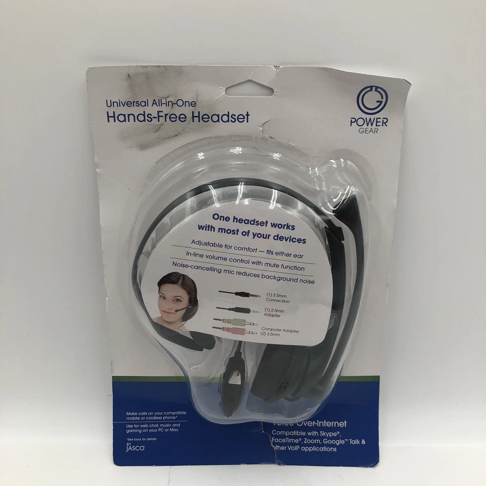 Universal All-in-One Hands-Free Headset PC/MacNoise-Canceling Mic # 98999 - Image 4 of 4