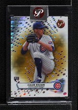 2023 Topps Pristine Gold Pristine Pulsar Refractor 18/50 Caleb Kilian #140 11pj