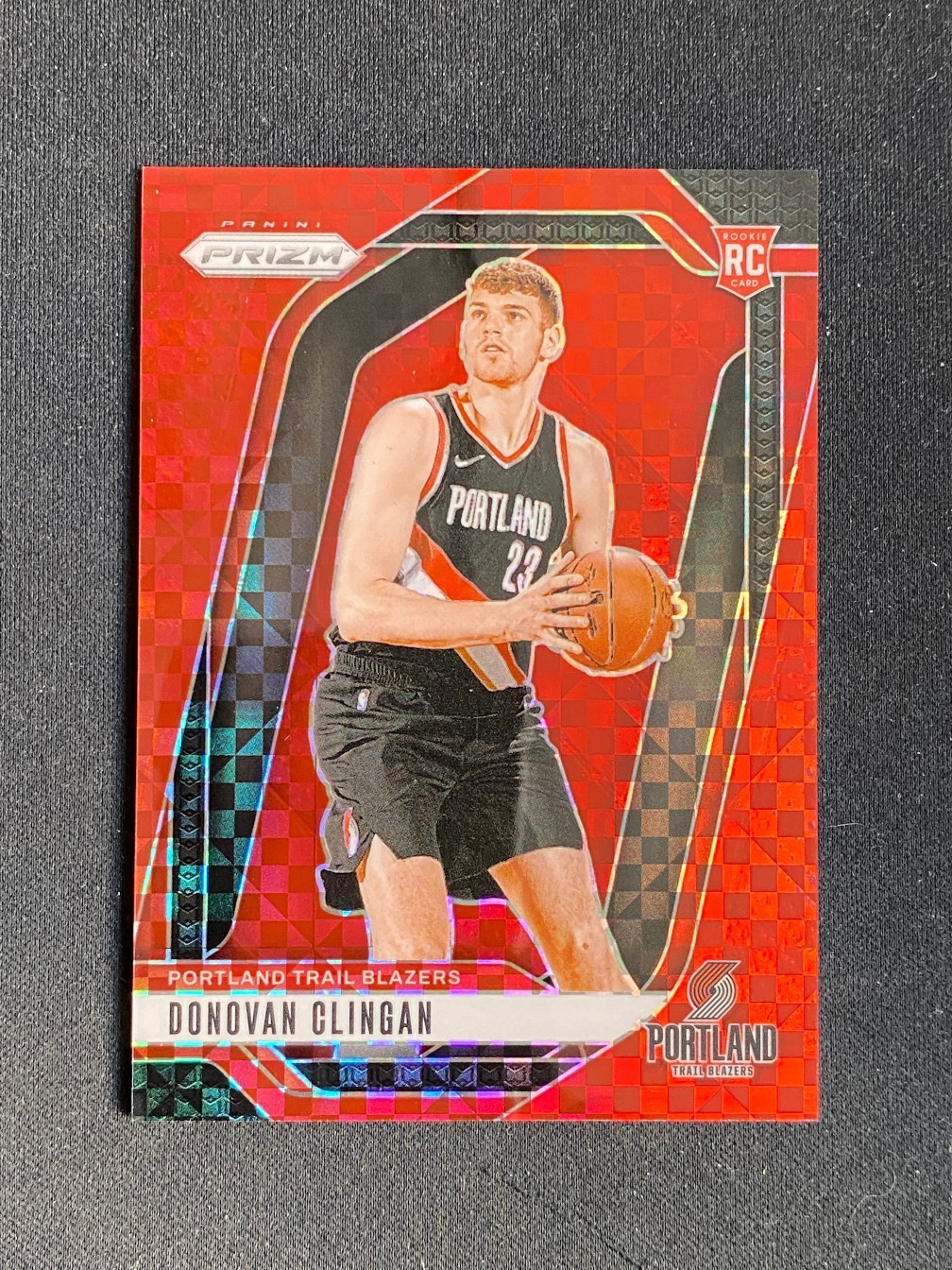 Donovan Clingan 2024-25 Panini Prizm RC Red Power /75 #221