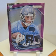 Panini Prizm 2025 Kalel Mullings RC #385 Serial #036/125 Tennessee Titans