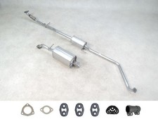 Auspuff Set Neu für Opel Karl C16 1.0 73PS 75PS Mitteltopf Endtopf Anbauteile 