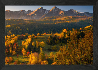 Gerahmtes Wandbild Osturnia Tatra Poster Leinwanddruck Bild