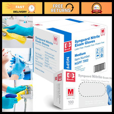 Blue Nitrile Exam Gloves - Latex-Free, Powder-Free, Medium - Case of 1,000