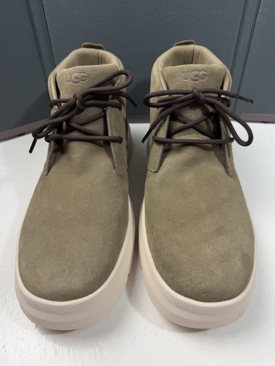 UGG Burleigh Chukka Antelope Suede Sheepskin Men Size 12 