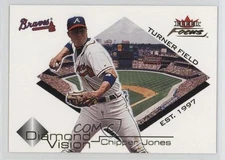 2001 Fleer Focus Diamond Vision Chipper Jones #9DV HOF 6t0