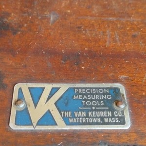 The Van Keuren Co. Cylindrical Setting Standards Set 0.250 in Wooden Case