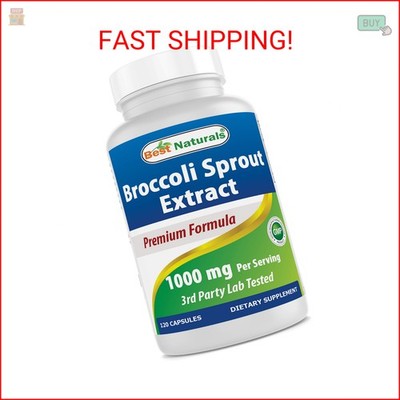 Best Naturals Broccoli Sprouts Extract, 1000 mg, 120 Count