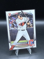2025 Bowman Nolan Schubart 1st Bowman Paper Base Cleveland Guardians 