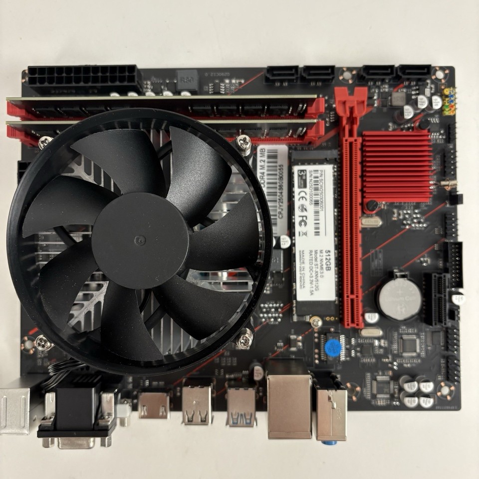 Intel Gaming Motherboard CPU RAM Combo i7-8700 32GB DDR4 512GB SSD ...