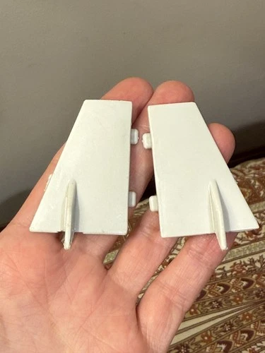 Vintage 1983 Hasbro GI Joe Skystriker Set of 2 Engine Covers Hatch Door Part