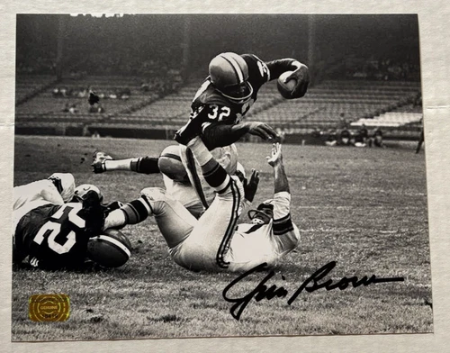 Jim Brown SIGNED Autographed 8x10 Photo COA 18419 AUTO