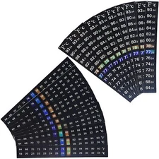 Stick on Thermometer Strip, Dual Scaling, Brewing, Kombucha, Beer Wine, Aquarium