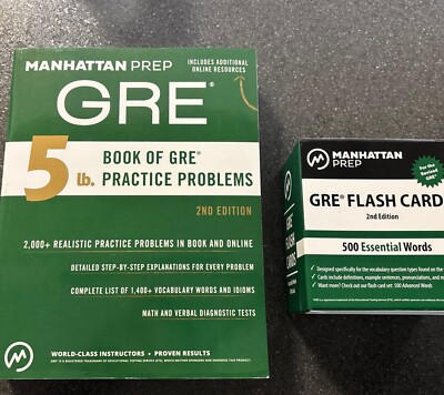 Manhattan Prep 5 lb. Book Of GRE Practice Problems (2nd Ed.) With Flashcards