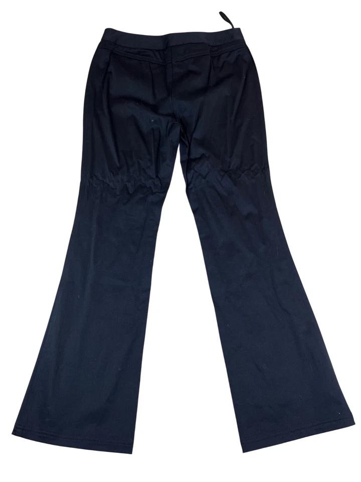 Pantalones acampanados negros elásticos pequeños Inc para mujer con bordado floral talla 6P - Nuevos Foto 2 de 4