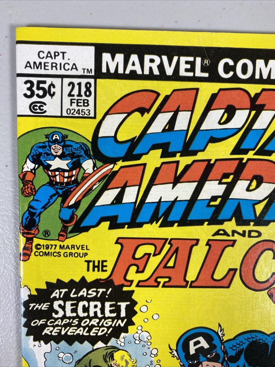 CAPTAIN AMERICA #218 Marvel Comics 1978 Bronze Age Superheroes VF