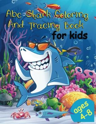Book Wizard Press - Abc Shark Coloring And Tracing Book For Kids  Ages - X555z