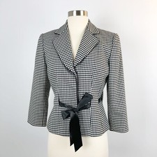 Tahari Arthur S. Levine Women's Blazer Size 4 Jacket Wide Collar Notch Blazer